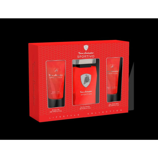 Lamborghini Sportivo Gift Set By Tonino For Men - 4.2 Oz