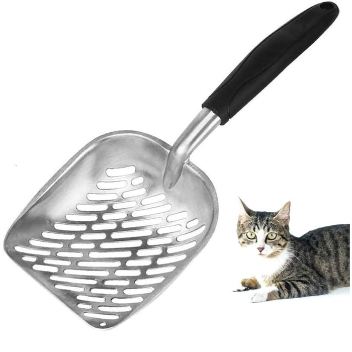 Large Aluminium Alloy Cat Litter Scooper Durable Rustproof