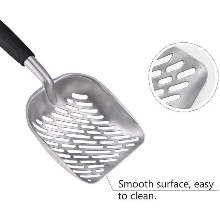 Large Aluminium Alloy Cat Litter Scooper Durable Rustproof