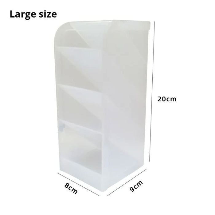 Large Capacity Desktop Stationery Pencil Storage Box White