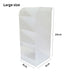 Large Capacity Desktop Stationery Pencil Storage Box White