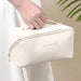 Large Capacity Pu Pillow Cosmetic Bag For Convenient Travel