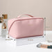 Large Capacity Pu Pillow Cosmetic Bag For Convenient Travel