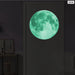 Large Luminous 3d Effect Moon Wall Stickers For Kids Room