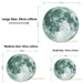 Large Luminous 3d Effect Moon Wall Stickers For Kids Room