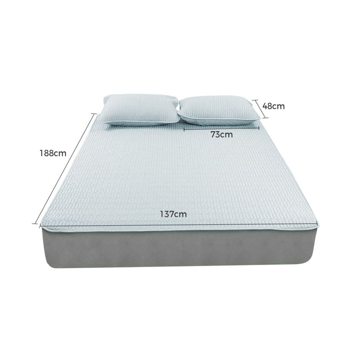 Goslash Picks Latex Cooling Bed Sheet Set Fitted Pillowcase