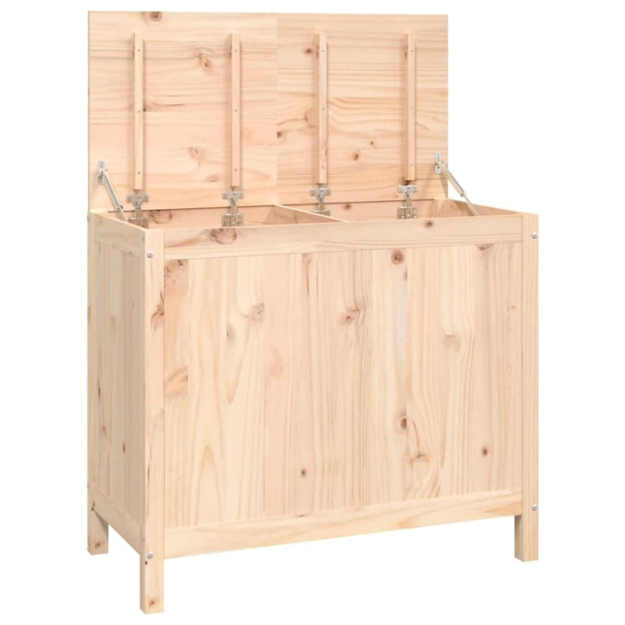 Laundry Box 88.5x44x76 Cm Solid Wood Pine Nxtpik