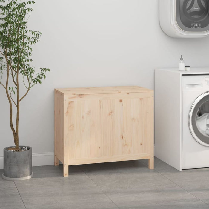 Laundry Box 88.5x44x76 Cm Solid Wood Pine Nxtpik