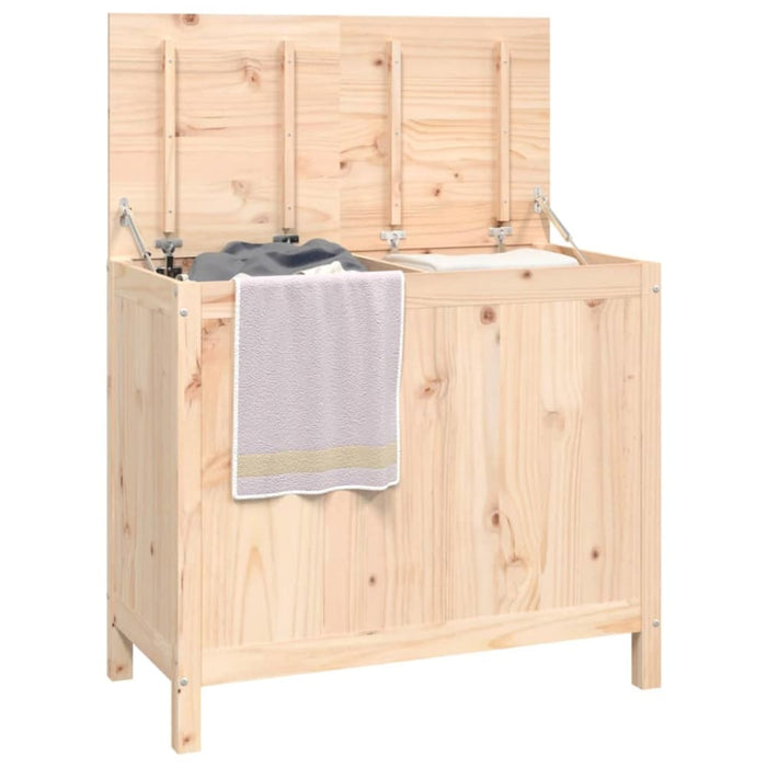 Laundry Box 88.5x44x76 Cm Solid Wood Pine Nxtpik