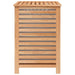 Laundry Basket 45x45x65 Cm Solid Wood Walnut Tpbtpt