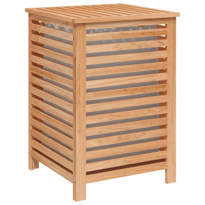 Laundry Basket 45x45x65 Cm Solid Wood Walnut Tpbtpt