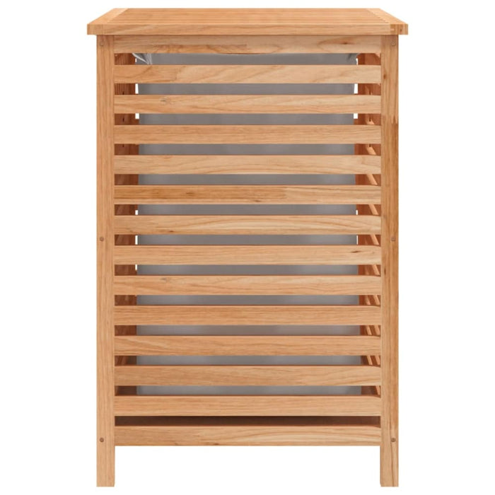 Laundry Basket 45x45x65 Cm Solid Wood Walnut Tpbtpt