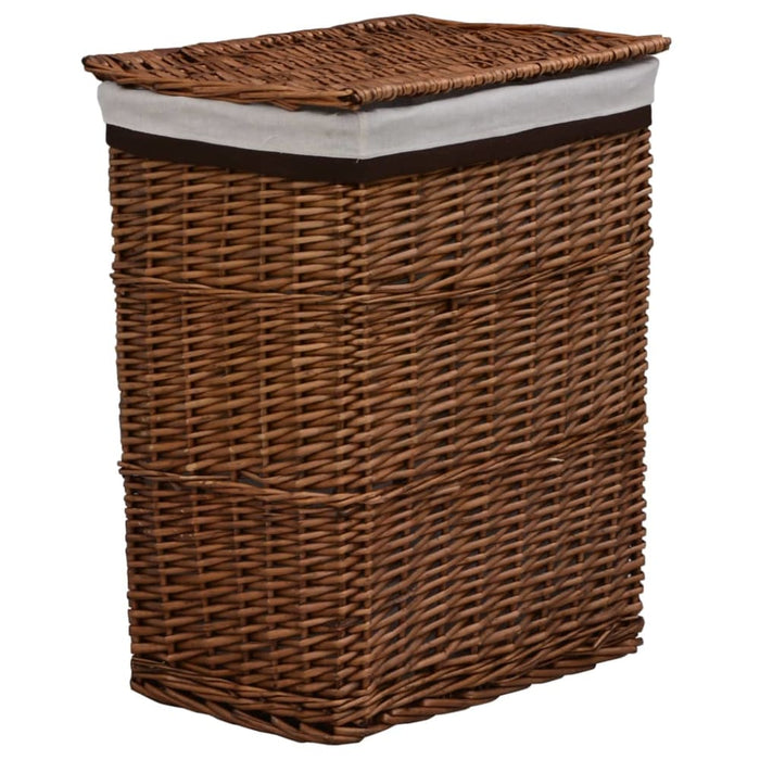 Laundry Basket Brown Willow Xnlkik