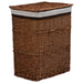 Laundry Basket Brown Willow Xnlkik