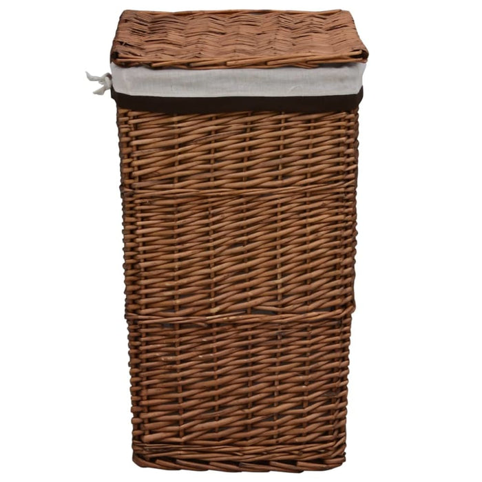 Laundry Basket Brown Willow Xnlkik