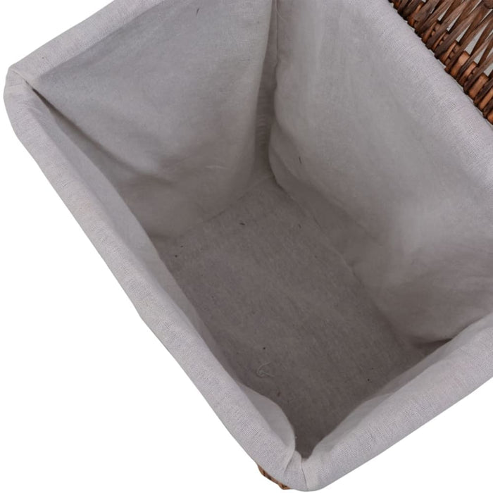 Laundry Basket Brown Willow Xnlkik