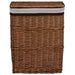 Laundry Basket Brown Willow Xnlkik