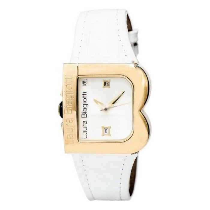 Laura Biagiotti Lb0001l-08 Ladies Quartz Watch Silver 33mm