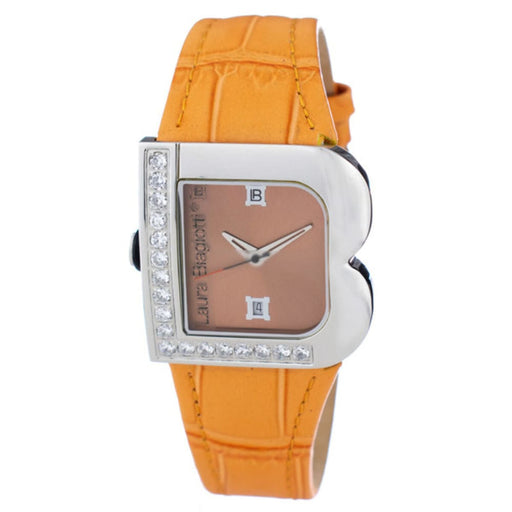 Laura Biagiotti Lb0001l-06z Ladies Quartz Watch Orange 33mm