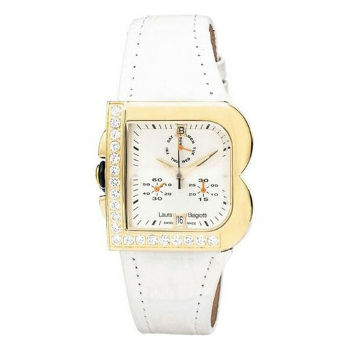 Laura Biagiotti Lb0002-do Ladies Quartz Watch Silver 33mm