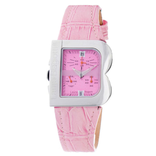 Laura Biagiotti Lb0002l-03 Ladies Quartz Watch Pink 33mm