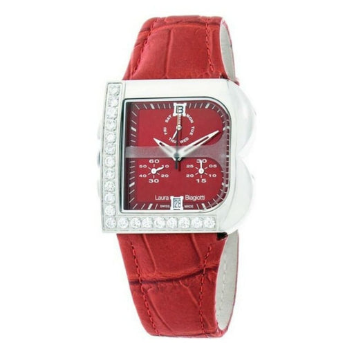 Laura Biagiotti Lb0002l-05z-2 Ladies Quartz Watch Red 35mm