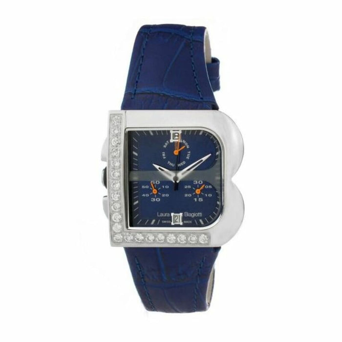 Laura Biagiotti Lb0002l-az Ladies Quartz Watch Blue 35mm