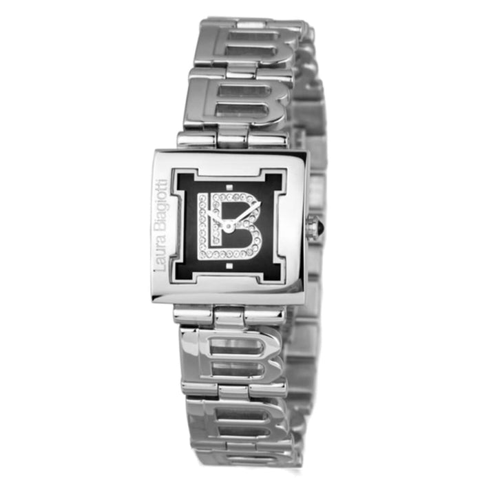 Laura Biagiotti Lb0009l-02 Ladies Quartz Watch Black 25mm