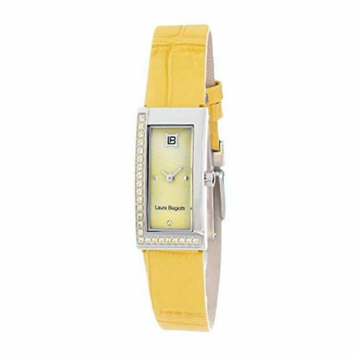 Laura Biagiotti Lb0011s-05z Ladies Quartz Watch Yellow 15mm