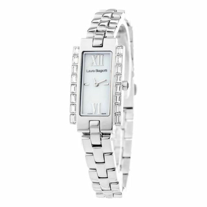 Laura Biagiotti Lb0018l-pl Ladies Quartz Watch White 19mm