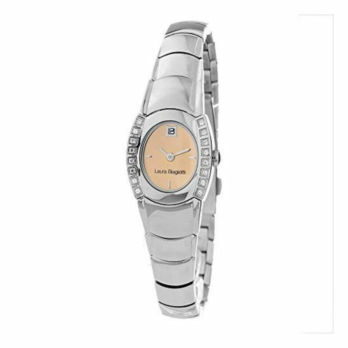 Laura Biagiotti Lb0020l-05z Ladies Quartz Watch Beige 22mm