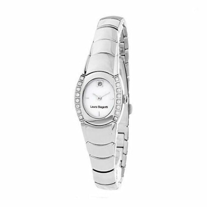 Laura Biagiotti Lb0020l-02z Ladies Quartz Watch Silver 20mm