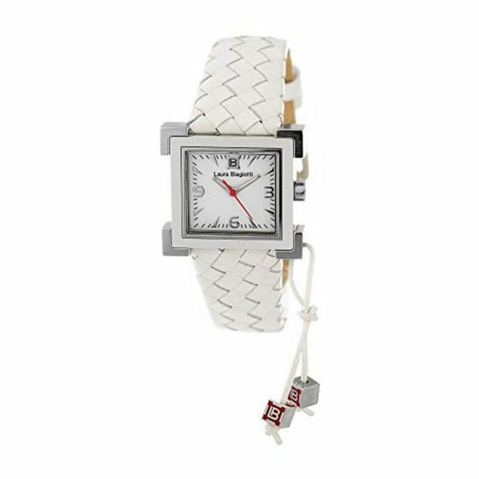 Laura Biagiotti Lb0040l-02 Ladies Quartz Watch White 25mm