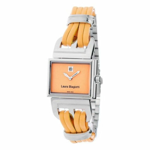 Laura Biagiotti Lb0046l-05 Ladies Quartz Watch Orange 28mm