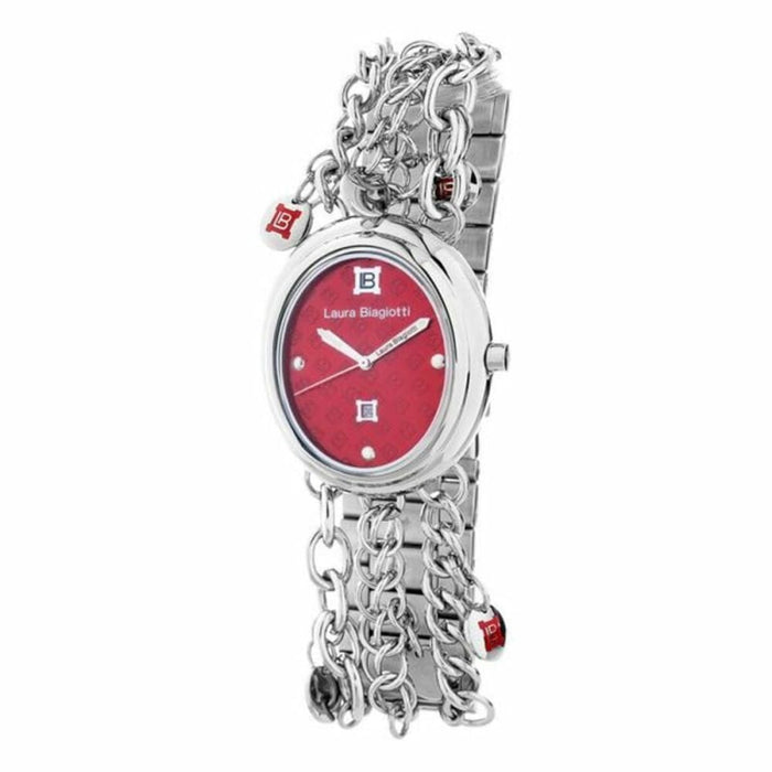 Laura Biagiotti Lb0055l-02 Ladies Quartz Watch Red 33mm