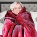 Laura Hill Faux Mink Blanket 800gsm Heavy Double - sided