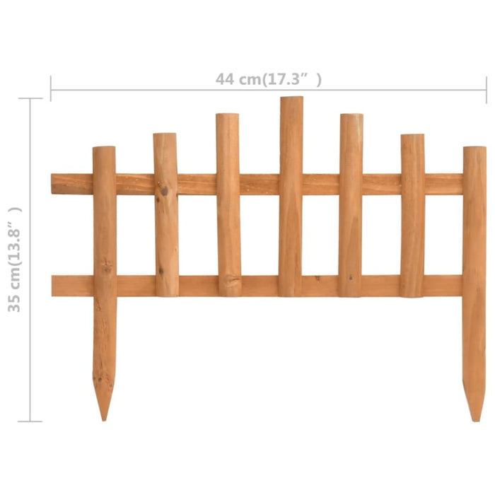 Lawn Edgings 10 Pcs Firwood 4.4 m Toanal