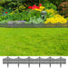 Lawn Edgings 17 Pcs Anthracite 1000 Cm Polypropylene Tonxnx