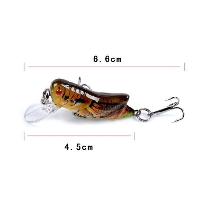 Lb119 Bionic Grasshopper Hard Bait Insect Design