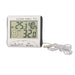 Lcd Digital Thermometer Hygrometer Moisture Meter And Wired