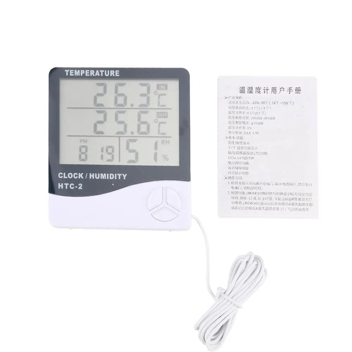 Lcd Temp Humidity Meter Htc 2 Indoor Outdoor Hygrometer