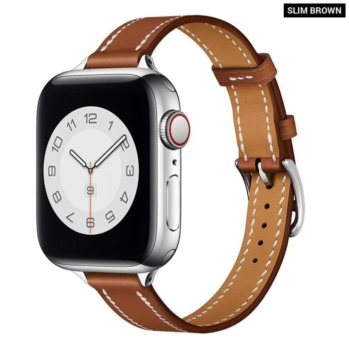 Leather Attelage Strap For Apple Watch