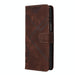 Leather Phone Case With Line Pattern Smooth Skin Feel