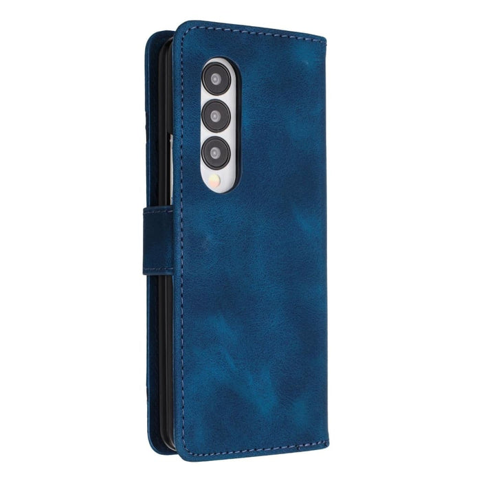 Leather Phone Case With Line Pattern Smooth Skin Feel