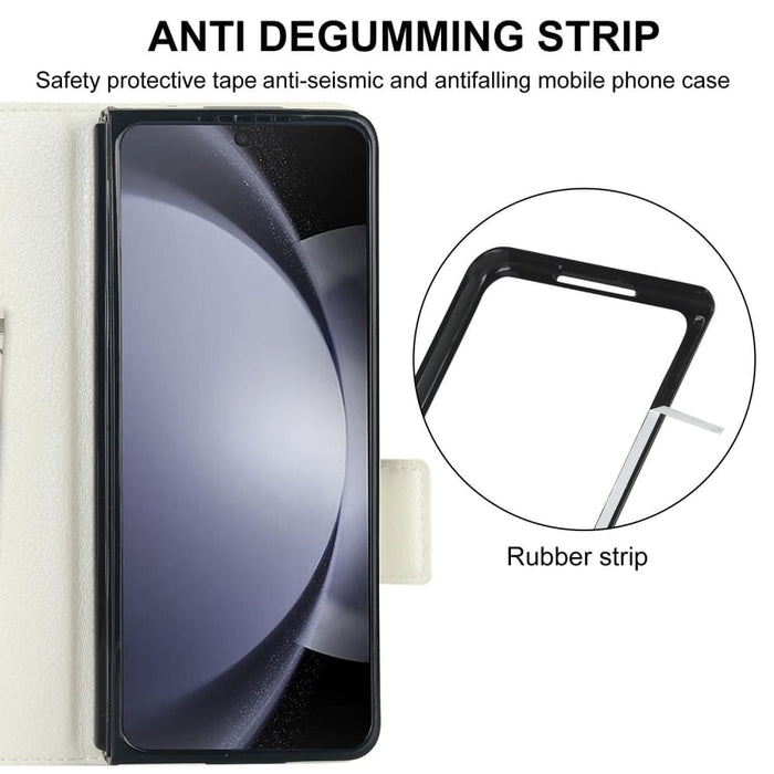 Leather Phone Case With Pen Slot For Samsung Galaxy z Fold 4