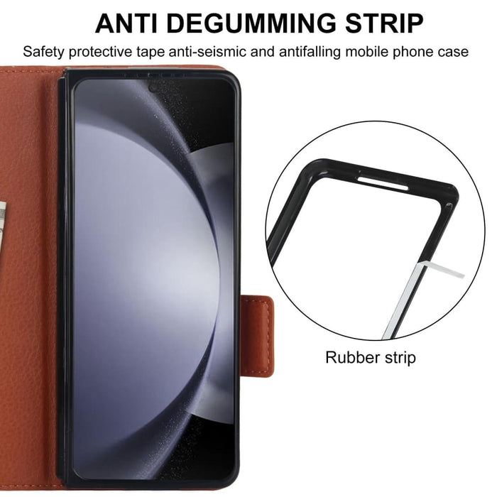 Leather Phone Case With Pen Slot For Samsung Galaxy z Fold 4