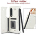 Leather Phone Case With Pen Slot For Samsung Galaxy z Fold 4