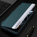 Leather Phone Case With Pen Slot Shockproof For Samsung