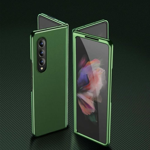 Leather Plated Phone Cover For Samsung Galaxy z Fold 4