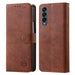 Leather Texture Pu Tpu Phone Case For Samsung Galaxy z Fold